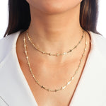 DOUBLE CROSS NECKLACES | 18k Gold Filled