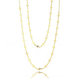 DOUBLE CROSS NECKLACES | 18k Gold Filled