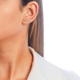 CHAIN LINK STUD EARRINGS | 18k Gold Filled