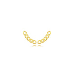 CHAIN LINK STUD EARRINGS | 18k Gold Filled