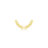 CHAIN LINK STUD EARRINGS | 18k Gold Filled