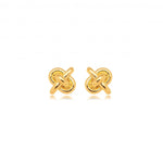 KNOT STUD EARRINGS | 18k Gold Filled