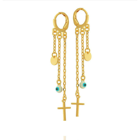 LUCKY DROP EARRINGS | 18k Gold Filled