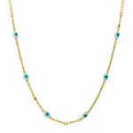 EVIL EYE NECKLACE | 18k Gold Filled