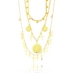 MIXED BOHEMIAN NECKLACE | 18k Gold Filled