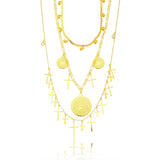 MIXED BOHEMIAN NECKLACE | 18k Gold Filled