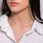 EVIL EYE NECKLACE | 18k Gold Filled