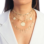 MIXED BOHEMIAN NECKLACE | 18k Gold Filled